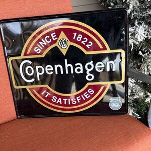 Black and Red Decorative Sign